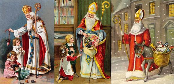 Illustrazioni di San Nicola, Babbo Natale